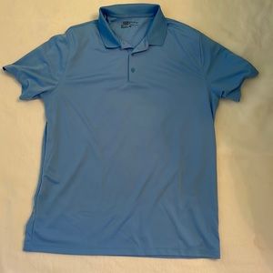 Nike golf polo size L dri fit with tags blue